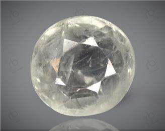 Unheated & Untreated White Sapphire Natural Certified  5.57 CTS. ( 54432 )